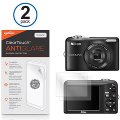 ClearTouch Anti-Glare (2-Pack) - Nikon Coolpix L30 Screen Protector