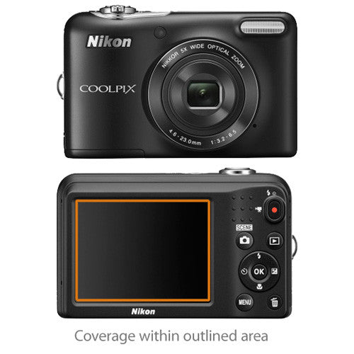 ClearTouch Anti-Glare (2-Pack) - Nikon Coolpix L30 Screen Protector