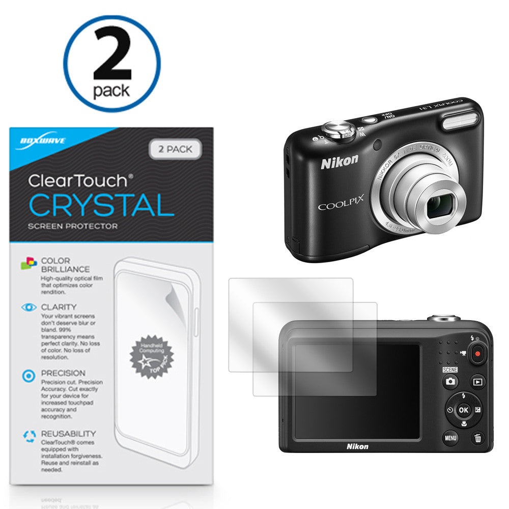 ClearTouch Crystal (2-Pack) - Nikon Coolpix L31 Screen Protector