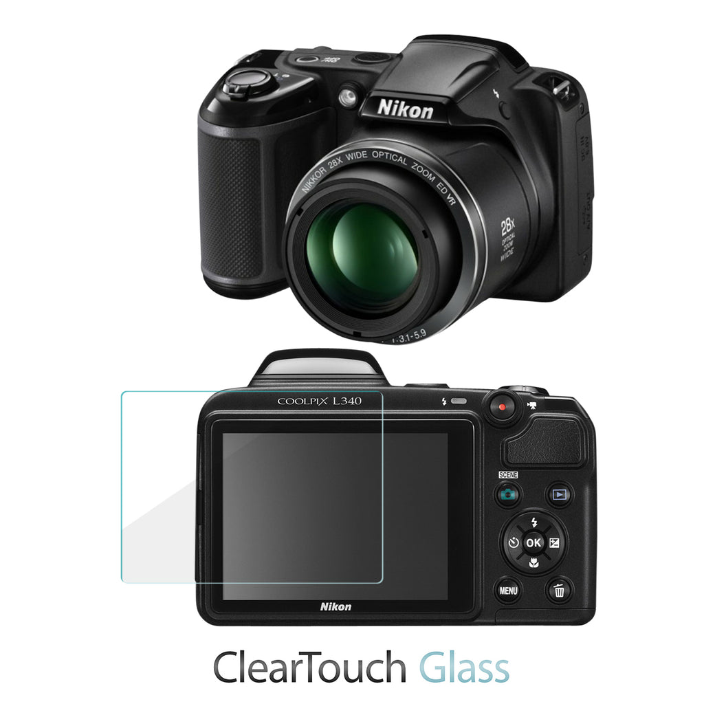 ClearTouch Glass - Nikon Coolpix L340 Screen Protector