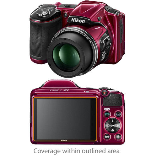 ClearTouch Anti-Glare (2-Pack) - Nikon Coolpix L830 Screen Protector