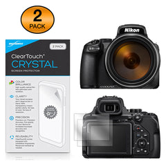 ClearTouch Crystal (2-Pack) - Nikon Coolpix P1000 Screen Protector