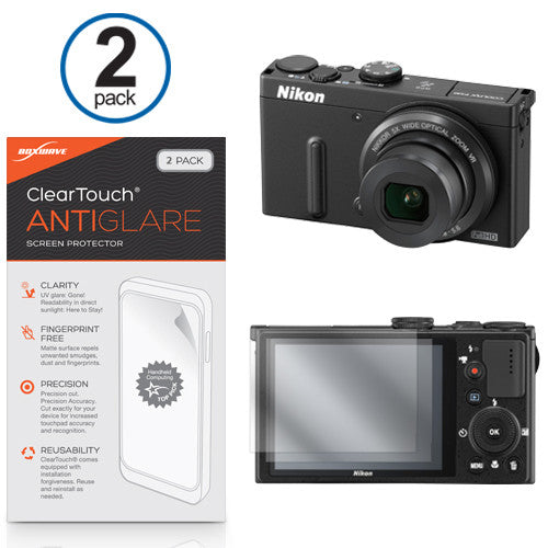 ClearTouch Anti-Glare (2-Pack) - Nikon Coolpix P330 Screen Protector