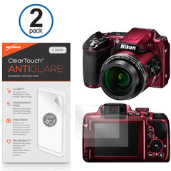 ClearTouch Anti-Glare (2-Pack) - Nikon Coolpix P610 Screen Protector