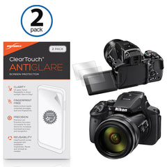 ClearTouch Anti-Glare (2-Pack) - Nikon Coolpix P900 Screen Protector