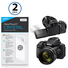 ClearTouch Crystal (2-Pack) - Nikon Coolpix P900 Screen Protector