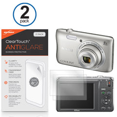 ClearTouch Anti-Glare (2-Pack) - Nikon Coolpix S3700 Screen Protector