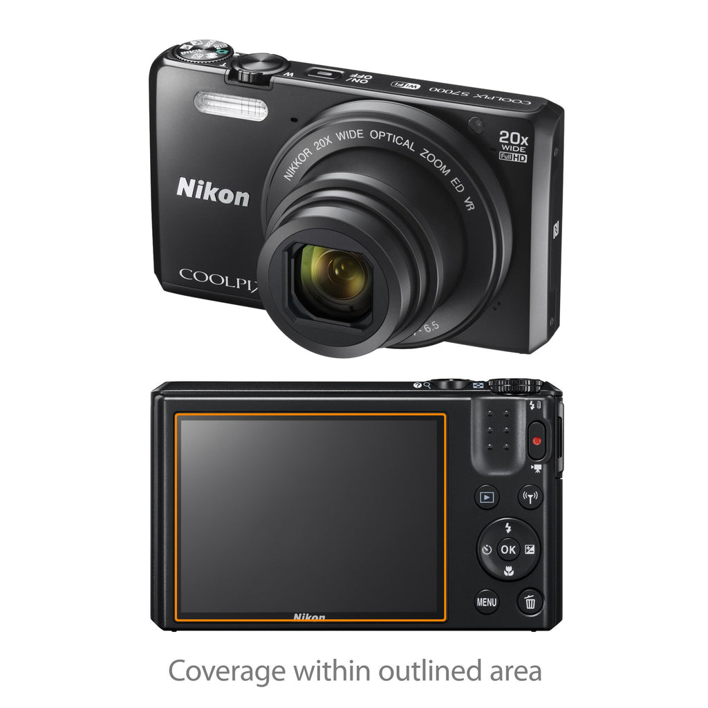 ClearTouch Anti-Glare (2-Pack) - Nikon Coolpix S7000 Screen Protector