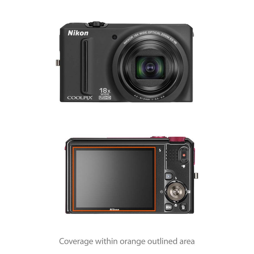 ClearTouch Crystal (2-Pack) - Nikon Coolpix S9100 Screen Protector