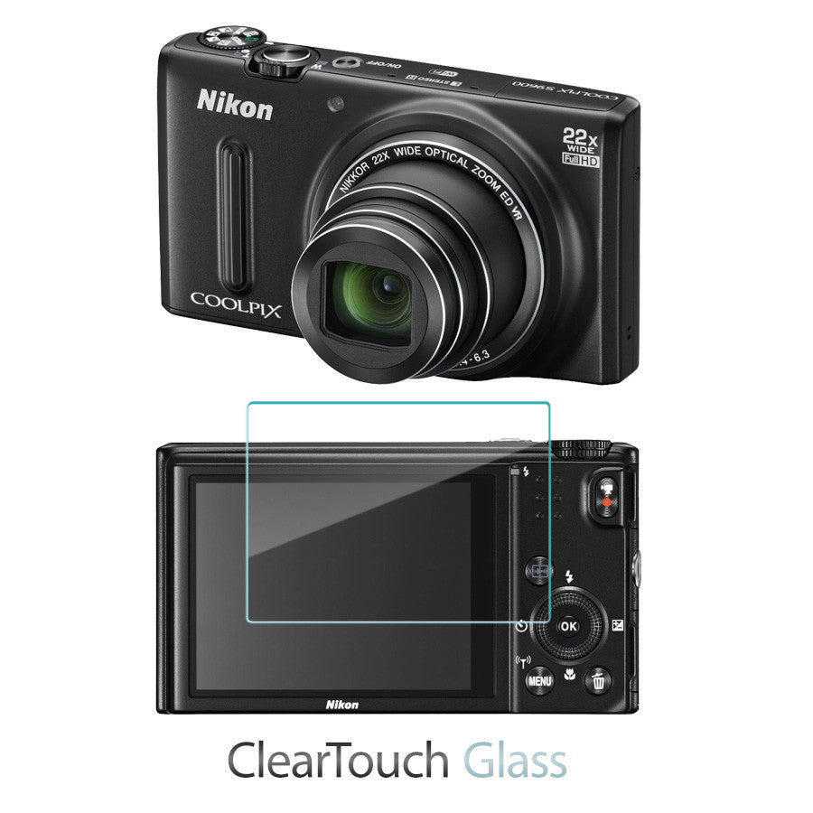 ClearTouch Glass - Nikon Coolpix S9600 Screen Protector
