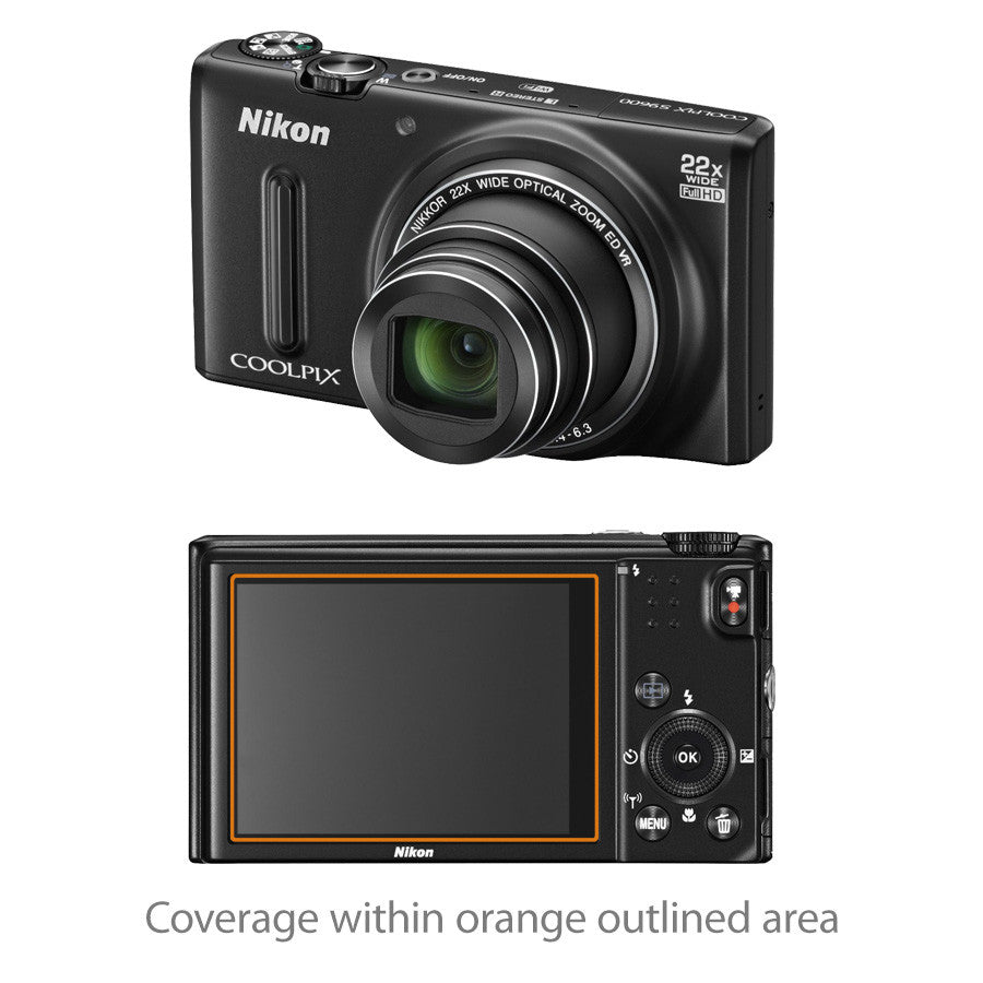 ClearTouch Glass - Nikon Coolpix S9600 Screen Protector