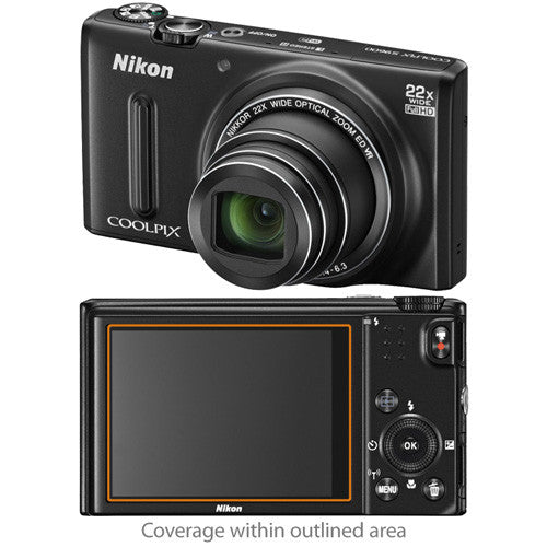 ClearTouch Crystal (2-Pack) - Nikon Coolpix S9600 Screen Protector