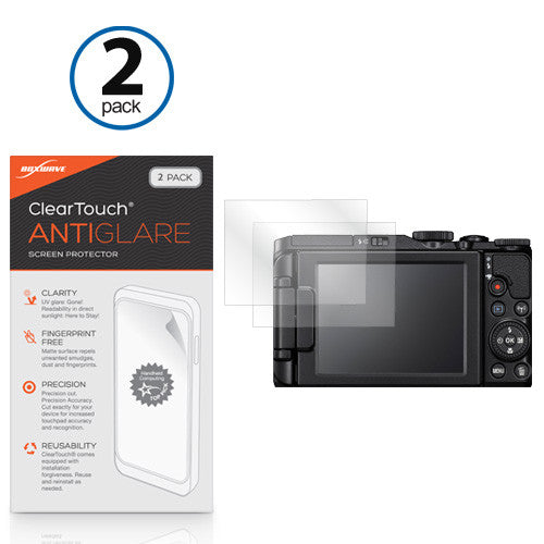 ClearTouch Anti-Glare (2-Pack) - Nikon Coolpix S9900 Screen Protector