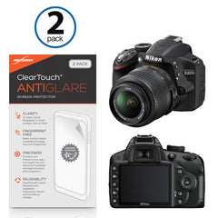ClearTouch Anti-Glare (2-Pack) - Nikon D3200 Screen Protector