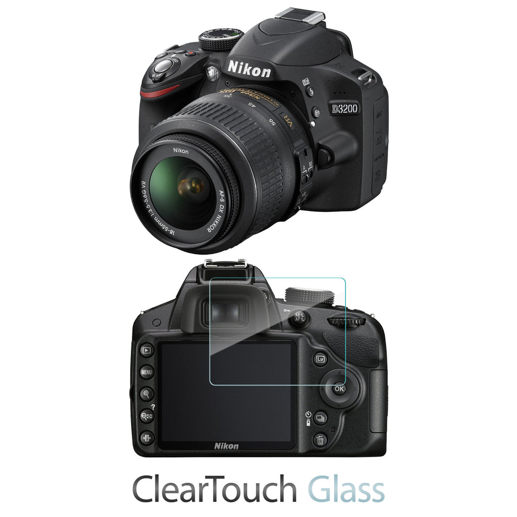 ClearTouch Glass - Nikon D3200 Screen Protector