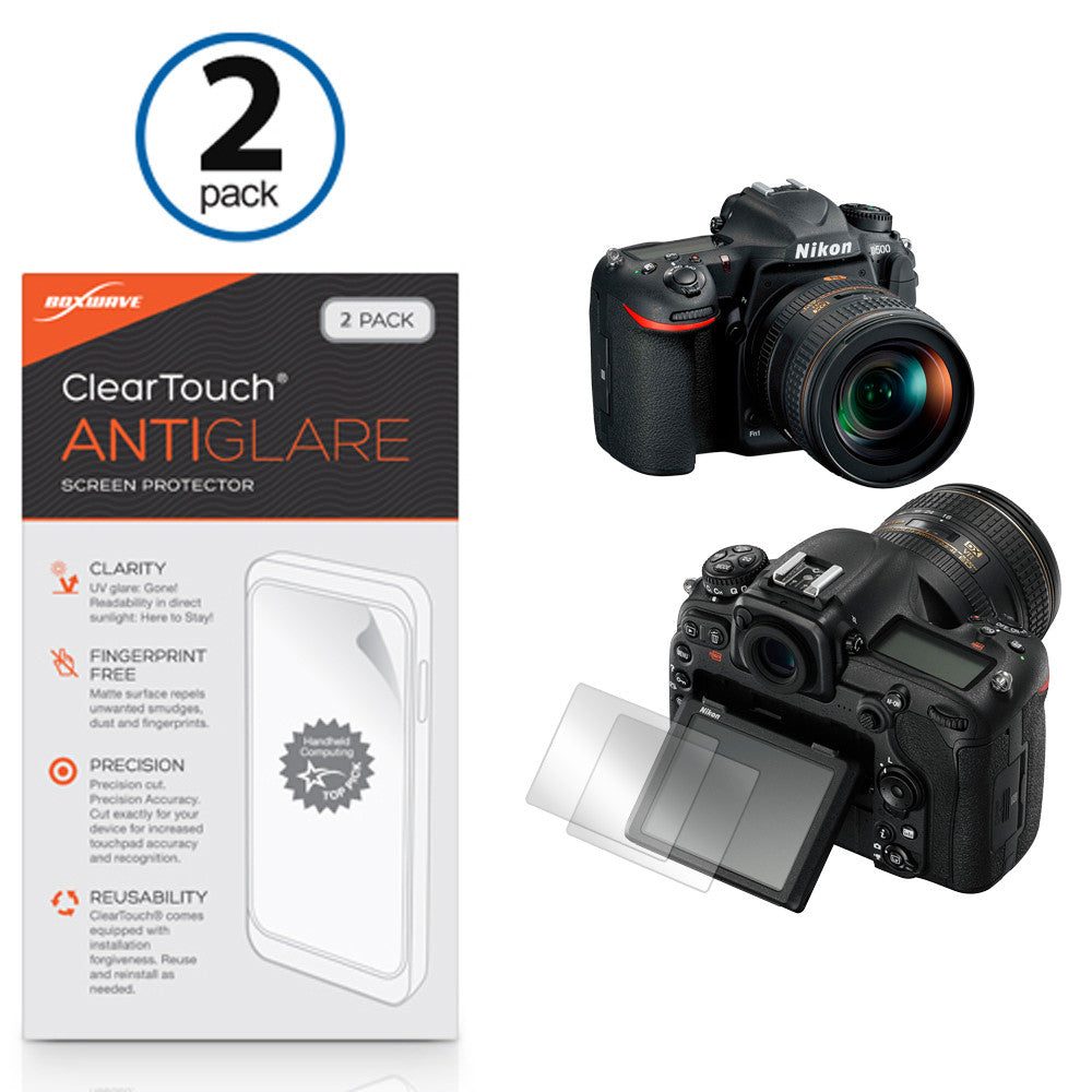 ClearTouch Anti-Glare (2-Pack) - Nikon D500 Screen Protector
