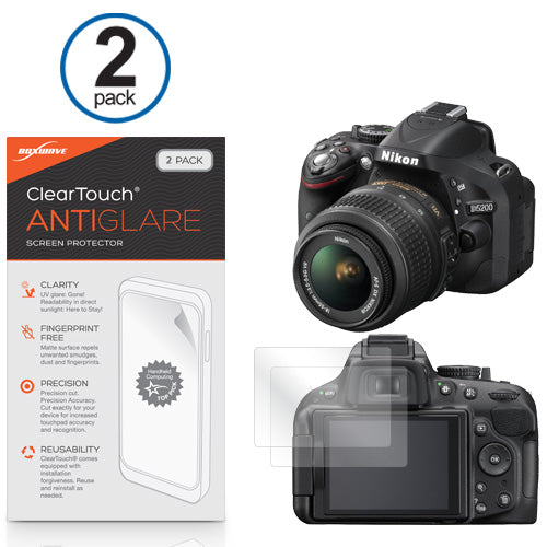 Nikon D5200 ClearTouch Anti-Glare (2-Pack)