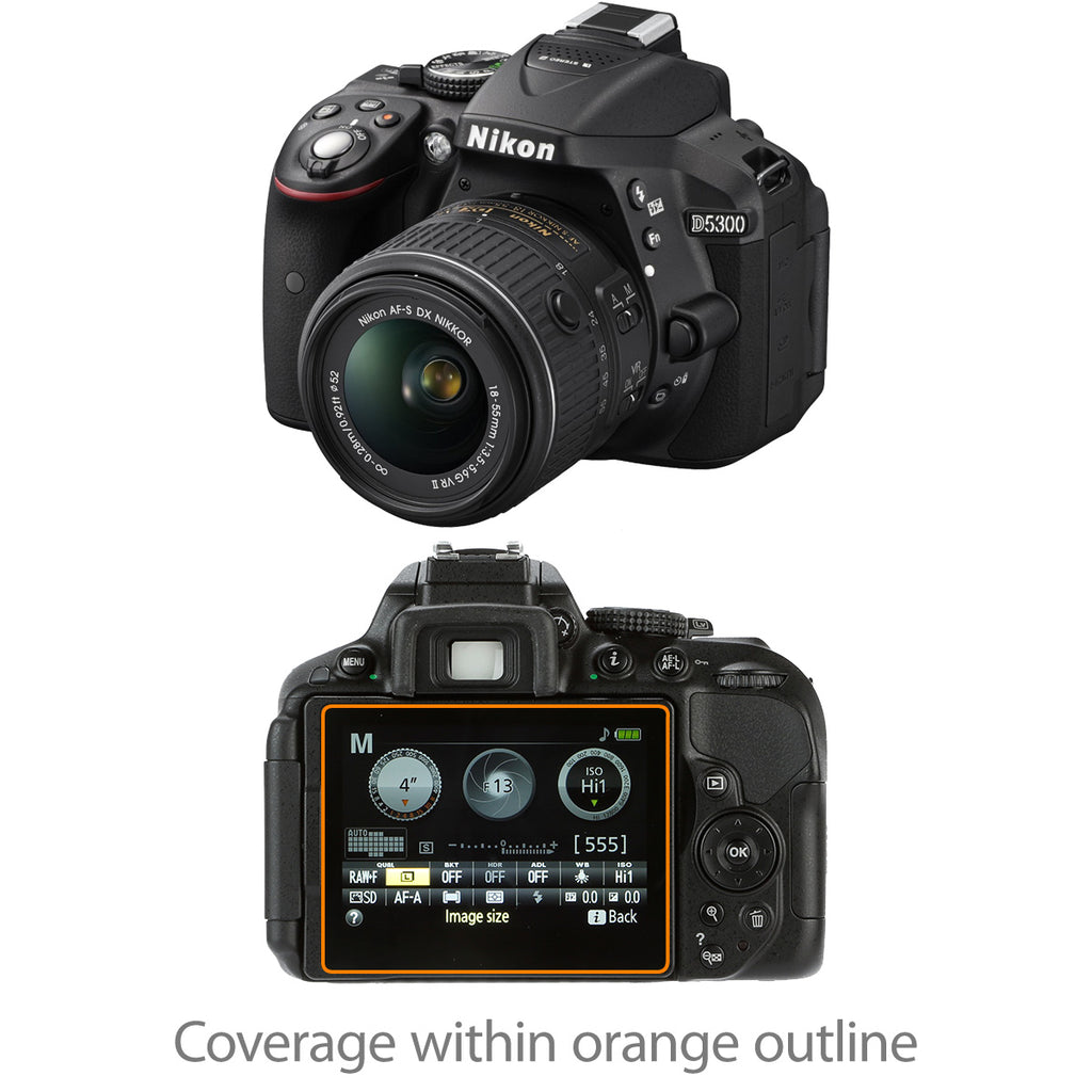 ClearTouch Anti-Glare (2-Pack) - Nikon D5300 Screen Protector