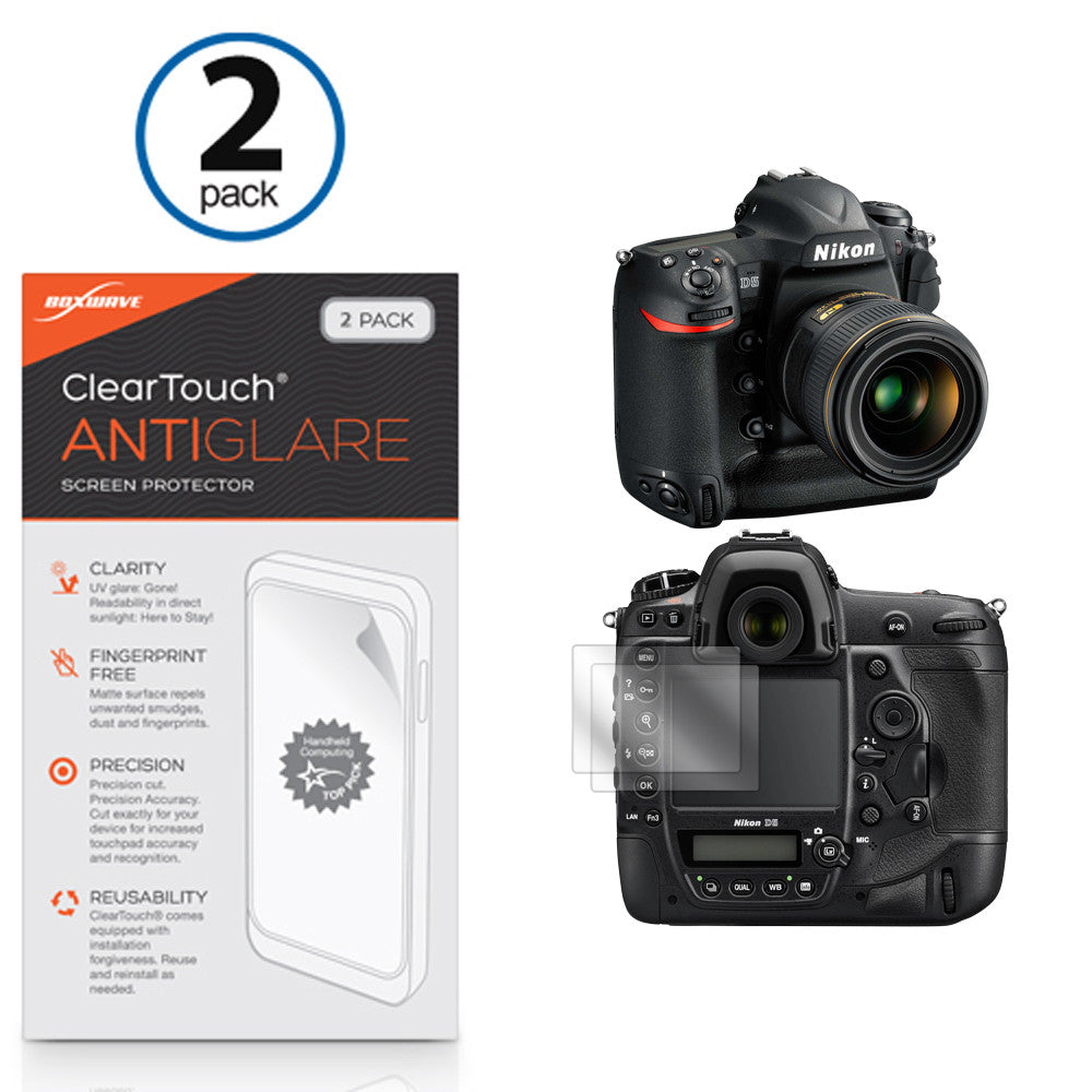 ClearTouch Anti-Glare (2-Pack) - Nikon D5 Screen Protector