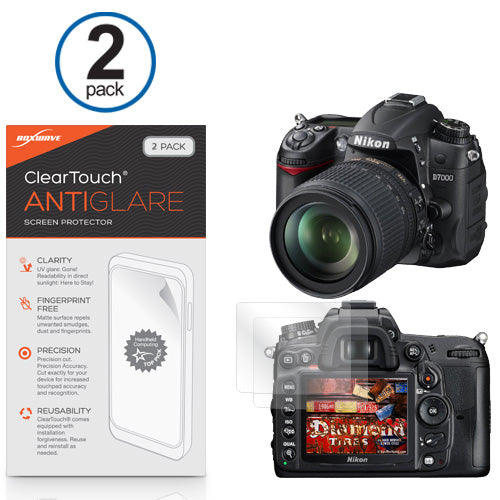 ClearTouch Anti-Glare (2-Pack) - Nikon D7000 Screen Protector