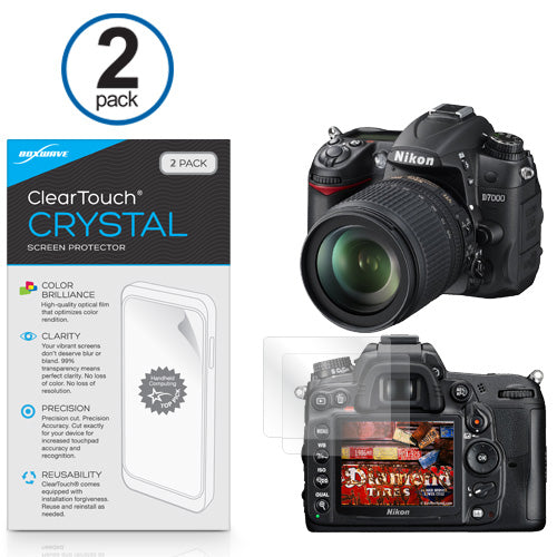 ClearTouch Crystal (2-Pack) - Nikon D7000 Screen Protector