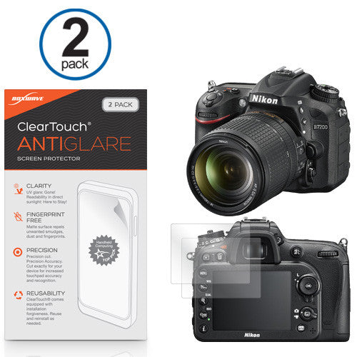 ClearTouch Anti-Glare (2-Pack) - Nikon D7200 Screen Protector
