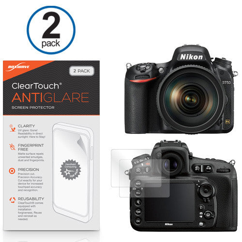 ClearTouch Anti-Glare (2-Pack) - Nikon D750 Screen Protector