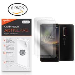 ClearTouch Anti-Glare (2-Pack) - Nokia 6 (2018) Screen Protector