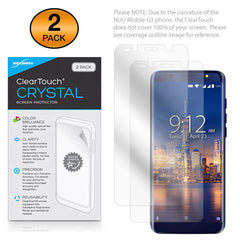 ClearTouch Crystal (2-Pack) - Nuu Mobile G3 Screen Protector