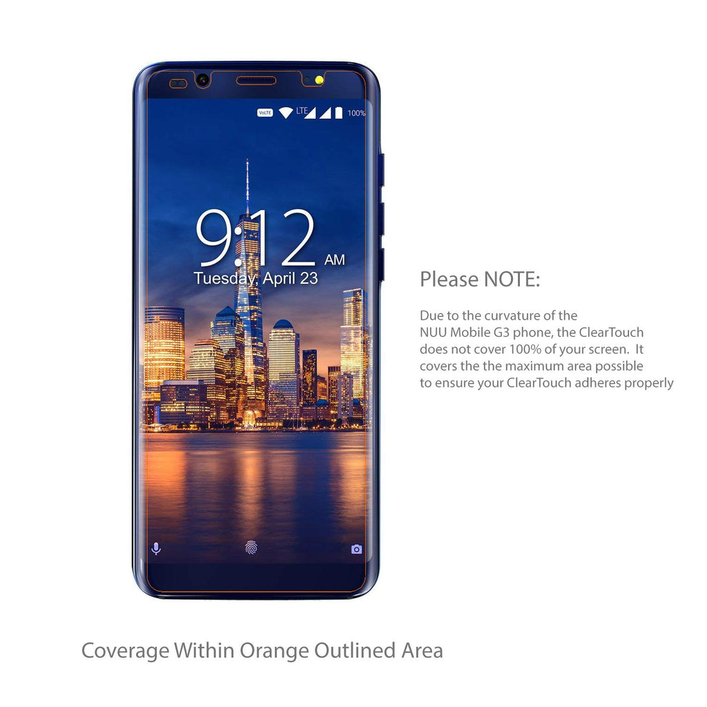 ClearTouch Anti-Glare (2-Pack) - Nuu Mobile G3 Screen Protector