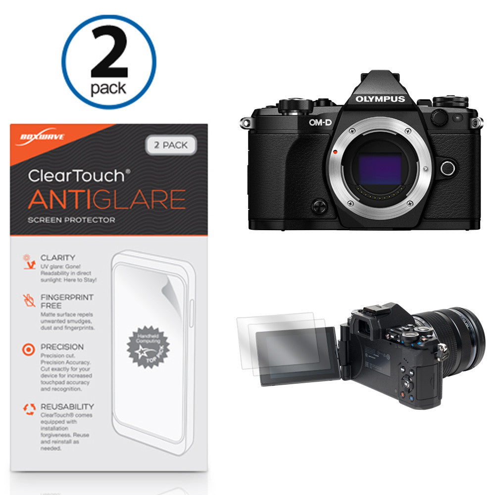 ClearTouch Anti-Glare (2-Pack) - Olympus OM-D E-M5 Screen Protector