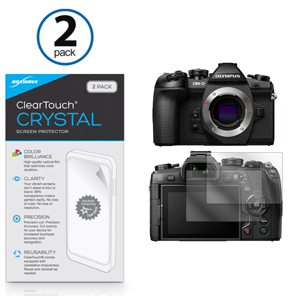 ClearTouch Crystal (2-Pack) - Olympus OM-D E-M10 Mark III Screen Protector