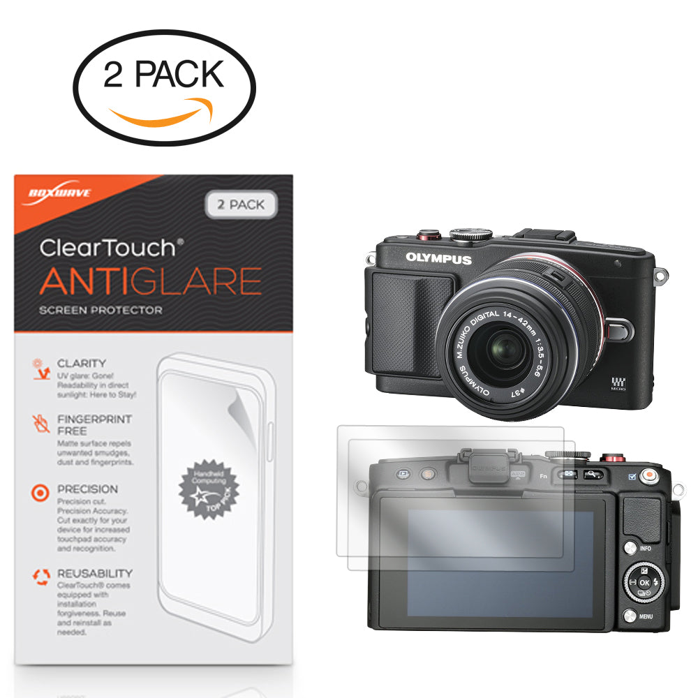 ClearTouch Anti-Glare (2-Pack) - Olympus PEN E-PL6 Screen Protector