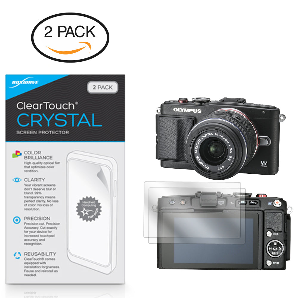 ClearTouch Crystal (2-Pack) - Olympus PEN E-PL6 Screen Protector