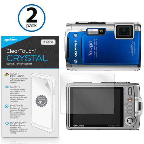 ClearTouch Crystal (2-Pack) - Olympus TG-610 Screen Protector