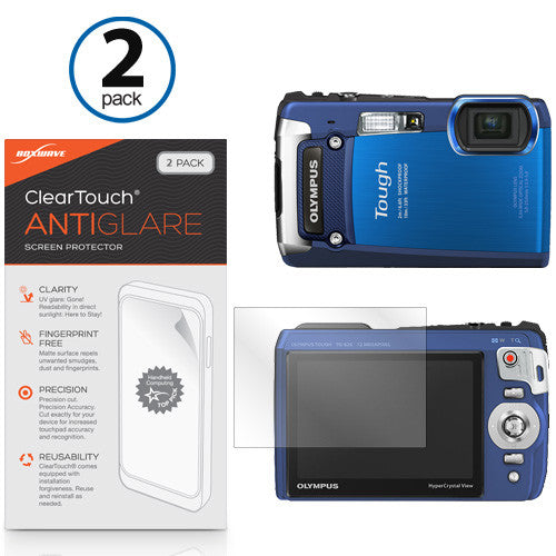 ClearTouch Anti-Glare (2-Pack) - Olympus TG-820 Screen Protector