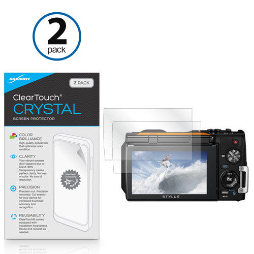 ClearTouch Crystal (2-Pack) - Olympus TG-860 Screen Protector