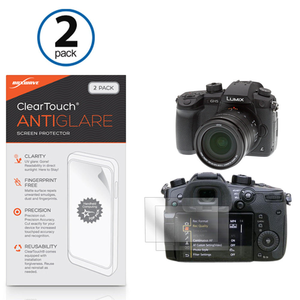 ClearTouch Anti-Glare (2-Pack) - Panasonic GH5 Screen Protector
