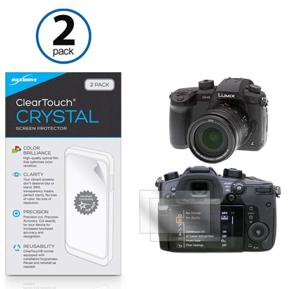 ClearTouch Crystal (2-Pack) - Panasonic GH5 Screen Protector