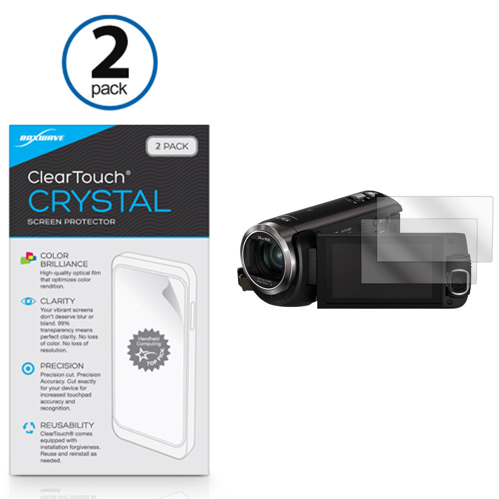 ClearTouch Crystal (2-Pack) - Panasonic HC-W570 Screen Protector