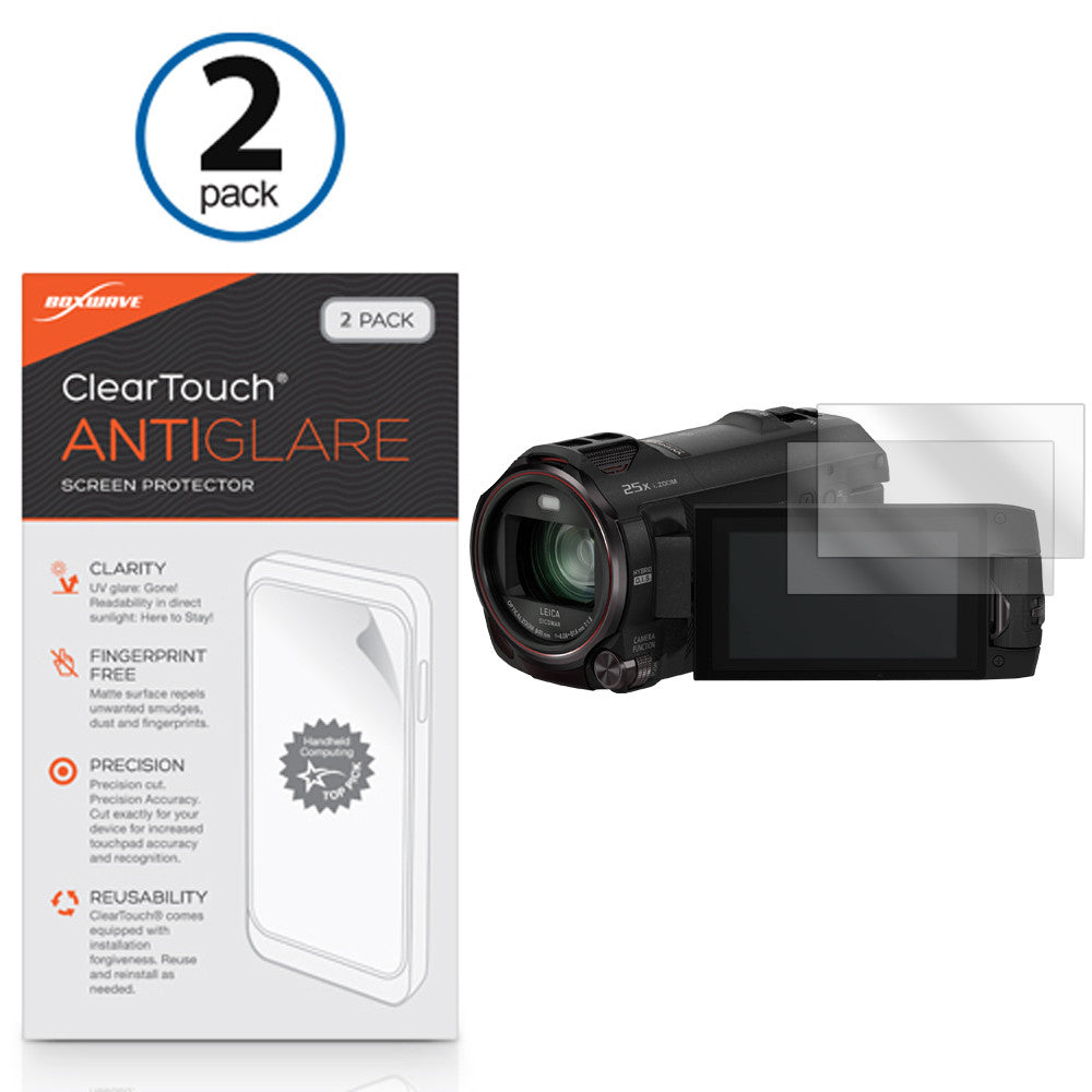 ClearTouch Anti-Glare (2-Pack) - Panasonic HC-WX970 Screen Protector