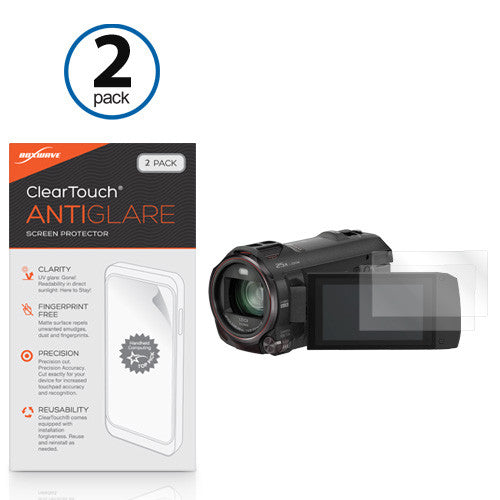 ClearTouch Anti-Glare (2-Pack) - Panasonic HC-VX870 Screen Protector