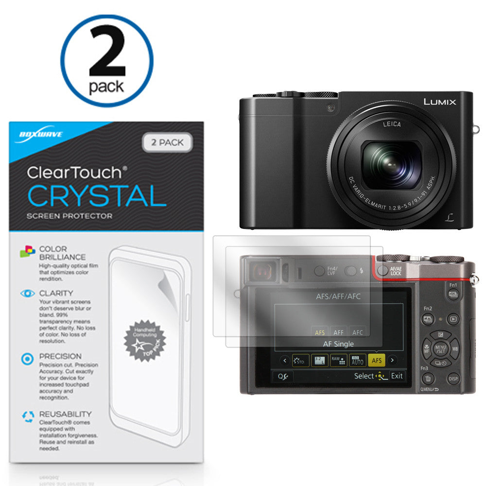 ClearTouch Crystal (2-Pack) - Panasonic Lumix DMC-TZ100 Screen Protector