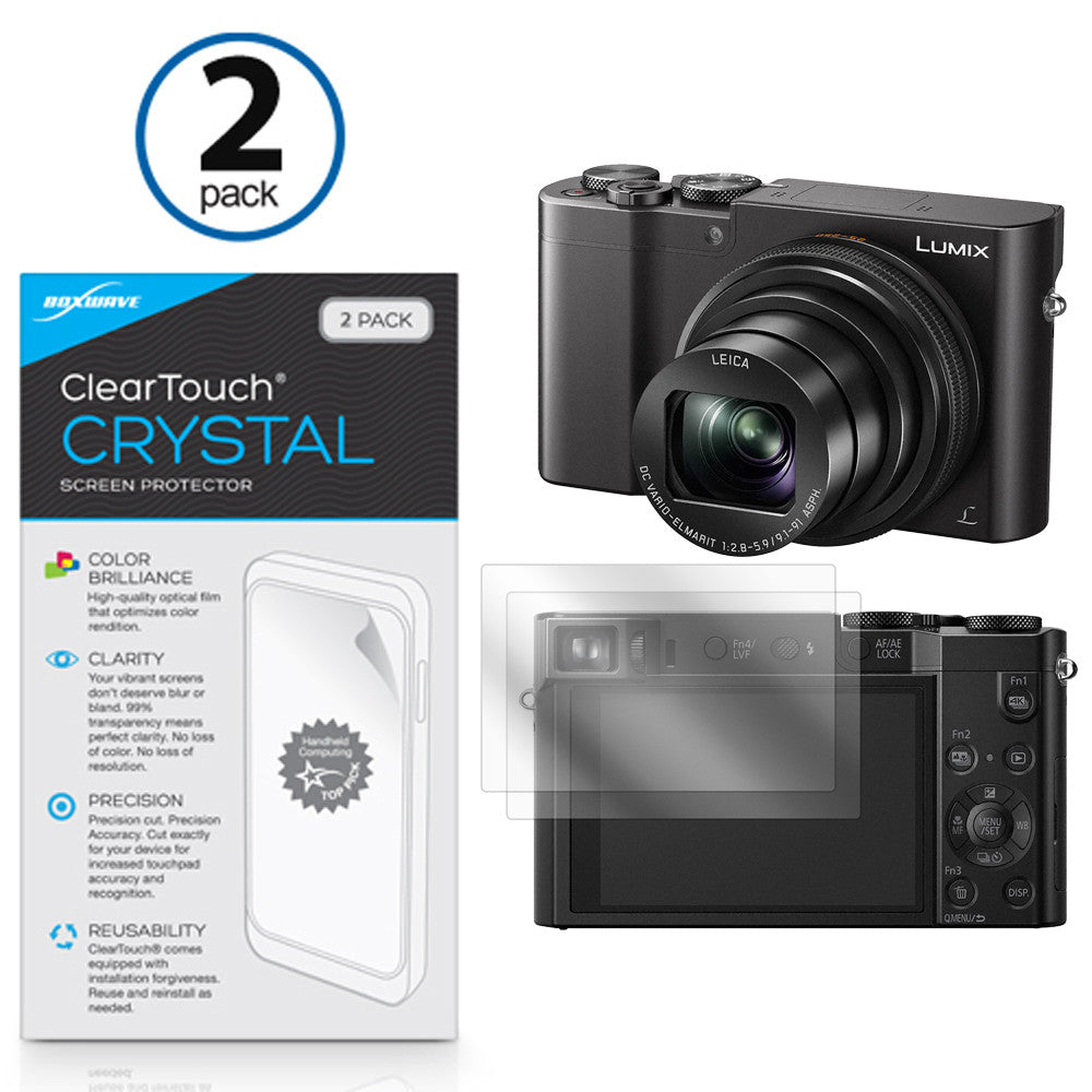 ClearTouch Crystal (2-Pack) - Panasonic Lumix DMC-ZS100 Screen Protector