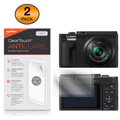ClearTouch Anti-Glare (2-Pack) - Panasonic Lumix DC-ZS80 Screen Protector
