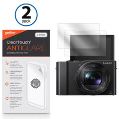 ClearTouch Anti-Glare (2-Pack) - Panasonic Lumix DMC-LX10 Screen Protector