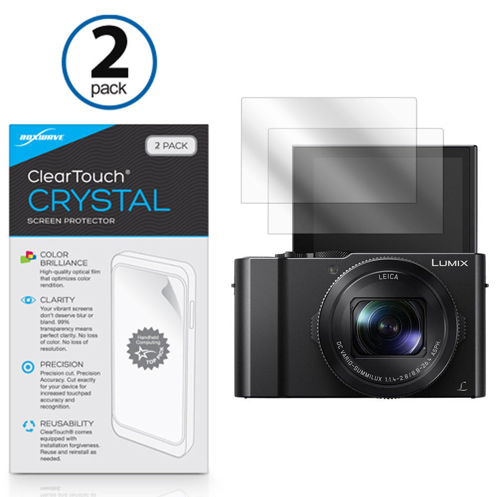ClearTouch Crystal (2-Pack) - Panasonic Lumix DMC-LX10 Screen Protector