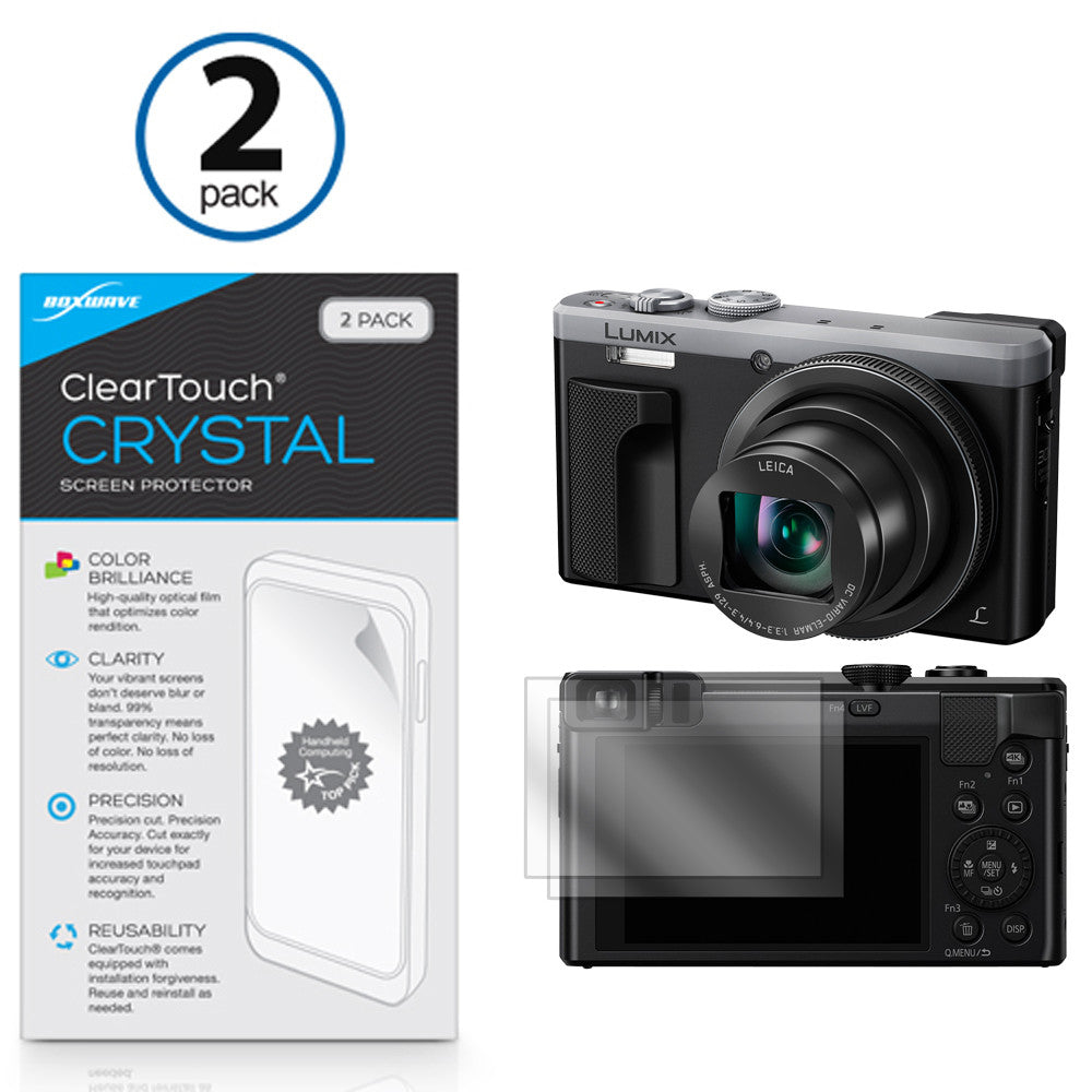 ClearTouch Crystal (2-Pack) - Panasonic Lumix DMC-ZS60 Screen Protector