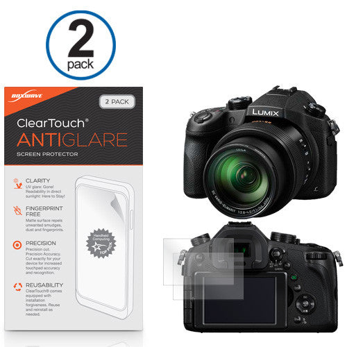 ClearTouch Anti-Glare (2-Pack) - Panasonic Lumix DMC-FZ1000 Screen Protector