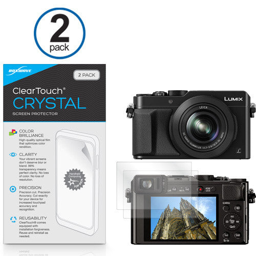 ClearTouch Crystal (2-Pack) - Panasonic Lumix DMC-ZS100 Screen Protector